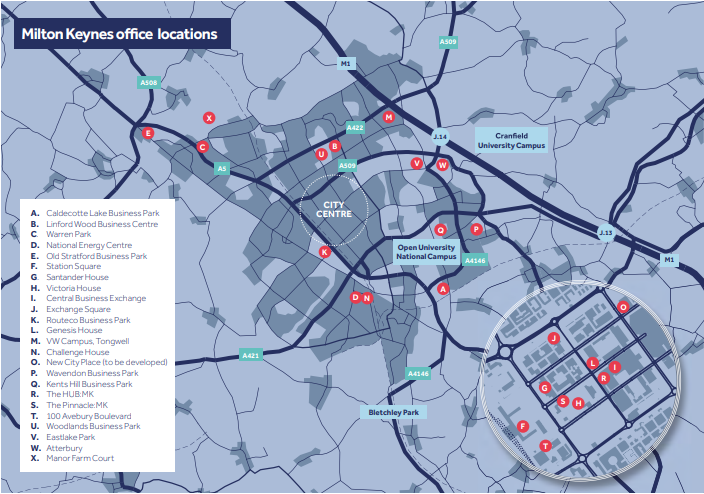 All you need to know about the Milton Keynes office market in Spring 2022