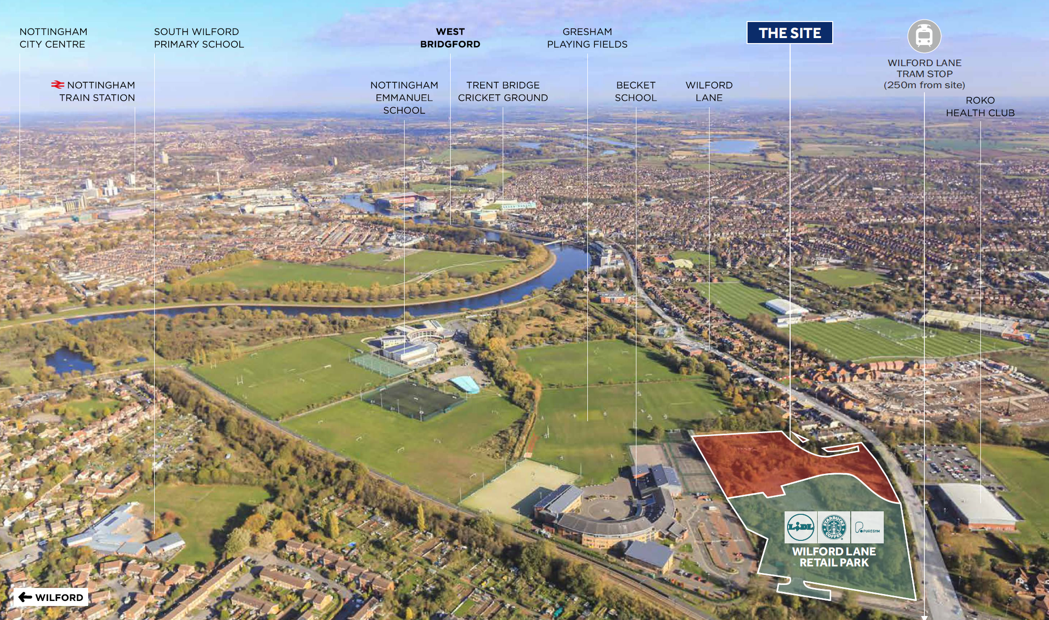 Castle Acre aerial image: Playing field & cricket club