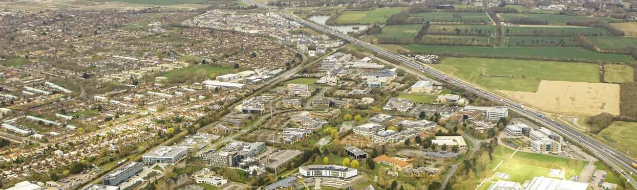 A1 aerial photograph April 2021