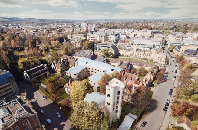 New College - Aerial view proposed new development