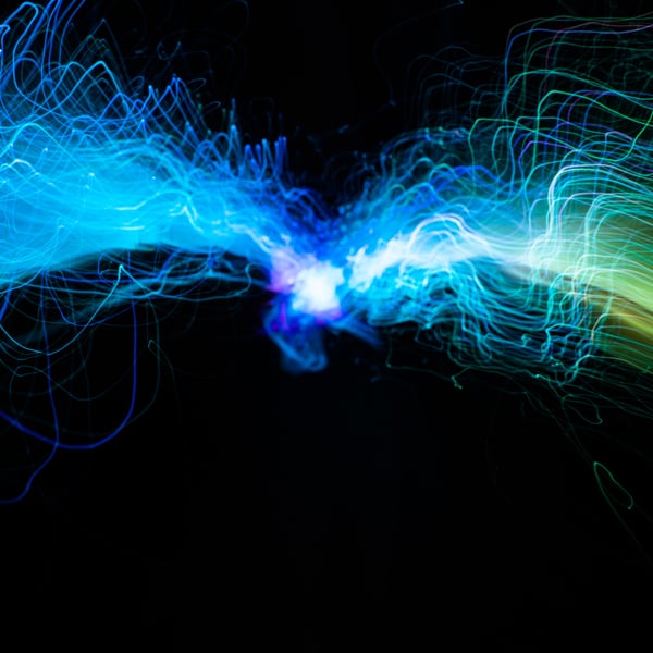Image of green-and-blue-light-wave-of-energy-with-elegant-g-2023-11-27-05-32-19-utc