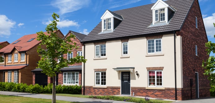 Image of New and modern english houses